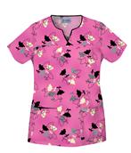 Tulip Toss Split Neck Top